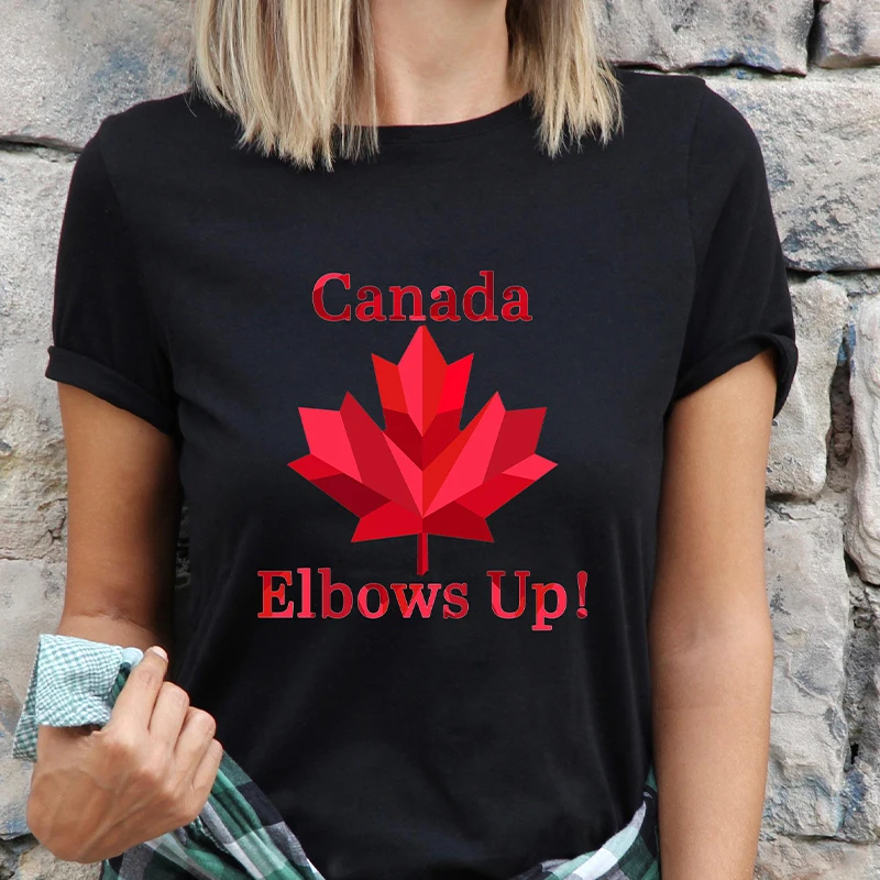 Summer Clothing Women Canada - Coudes Up Canada femmes T-shirt drôle