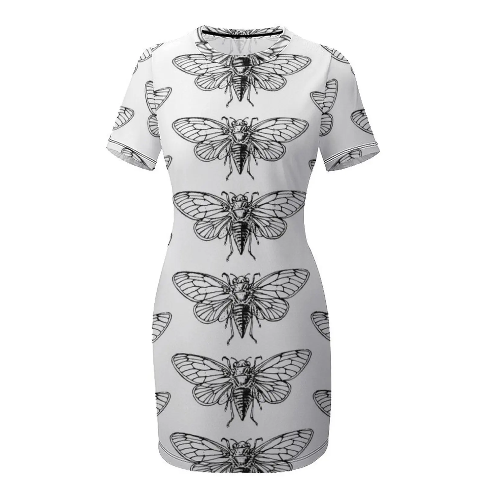 Robe courte à manches courtes  - Summer Clothing Drawing avis et prix