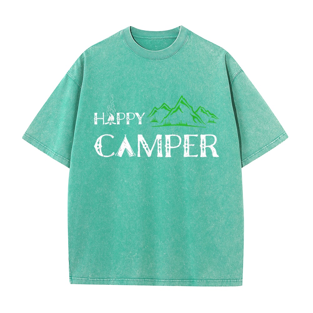 T-shirt de camping Happy Campe - Summer Clothing Women Canada avis et prix