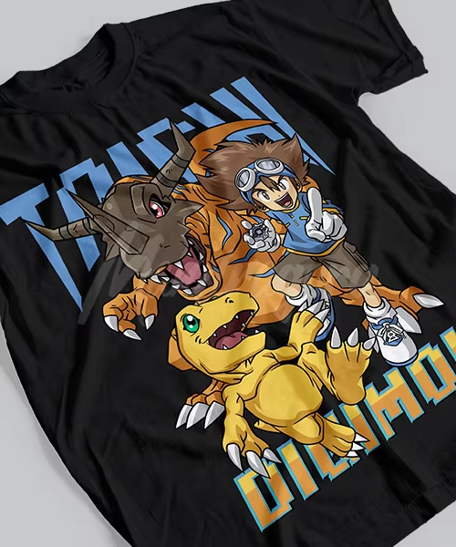T-shirt imprimé Digimon Advent - Summer Clothing Brands avis et prix