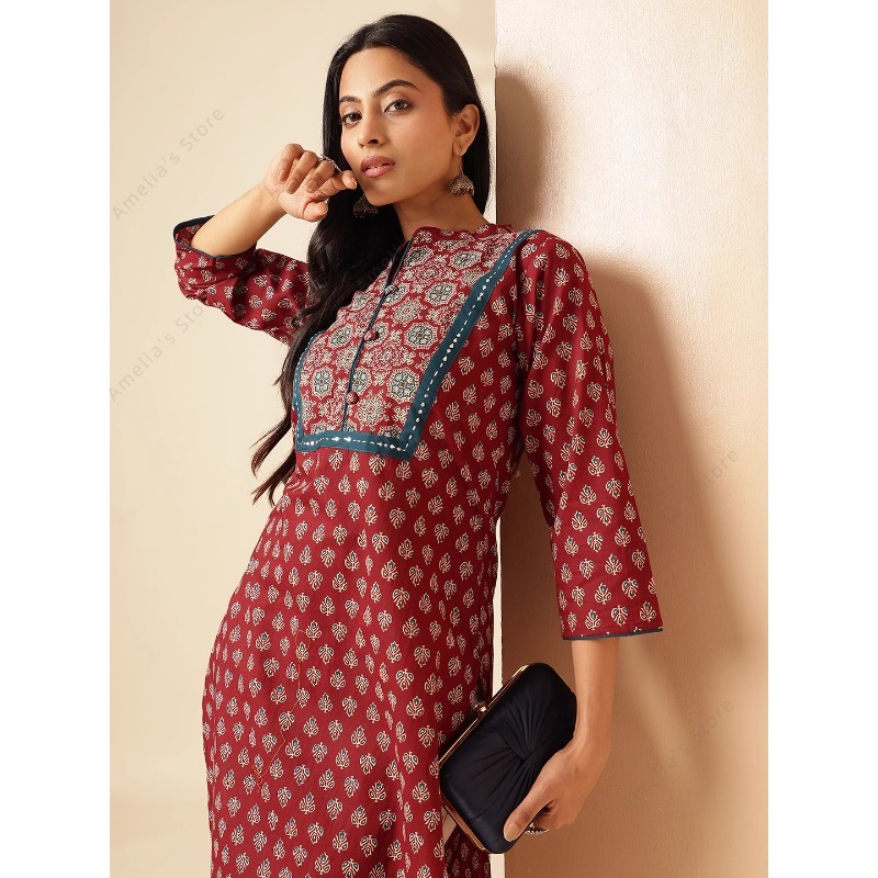 Robe longue Kurti indienne pou - Summer Clothing Pakistan avis et prix