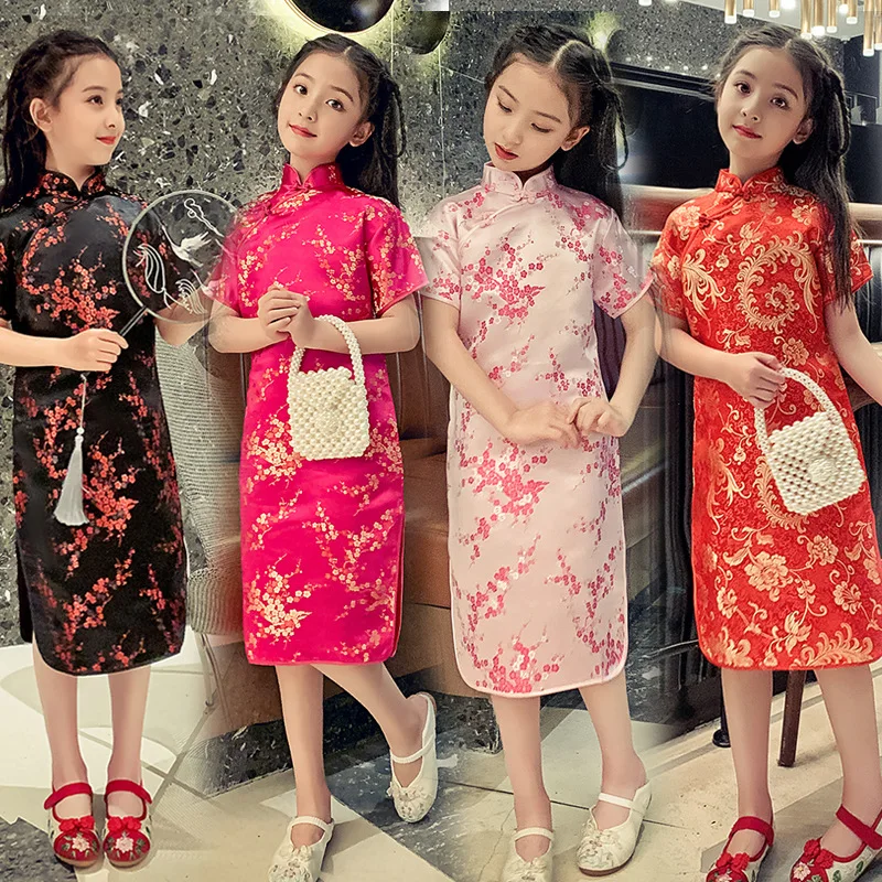 Robes d'été Cheongsam modernes - Summer Clothing Baby Girl avis et prix
