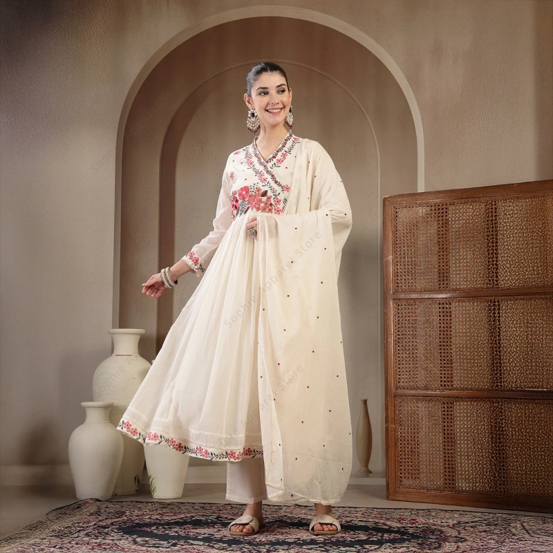 Ensemble Kurti Anarkali en cot - Summer Clothing Pakistan avis et prix