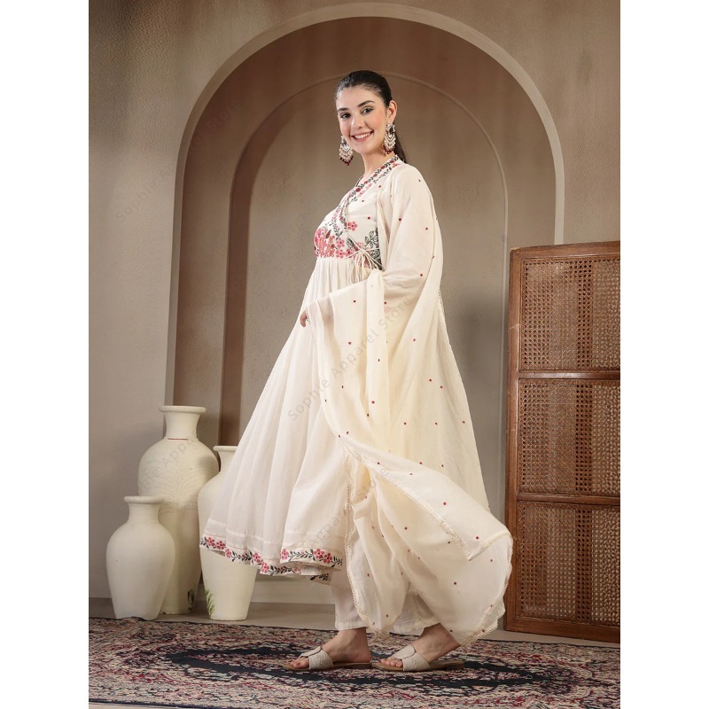 Ensemble Kurti Anarkali en cot - Summer Clothing Pakistan avis et prix